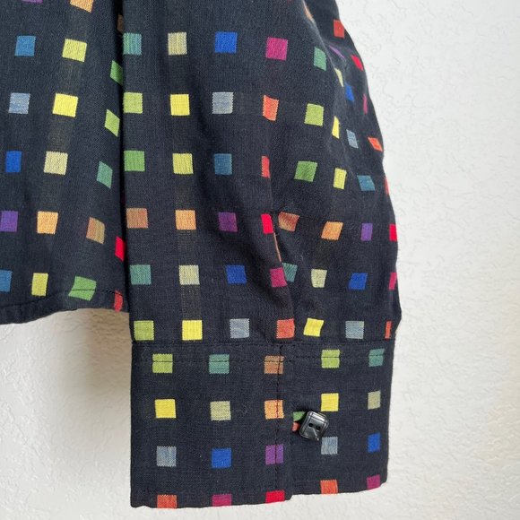 Christopher & Banks Multi-colored Shirt with Square buttons, Size Petite XL - Picture 4 of 10